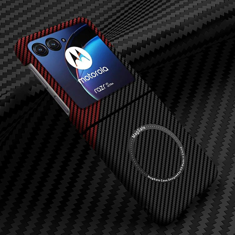 适用于moto razr 60ultra手机壳磁吸碳纤维系列Razr50
