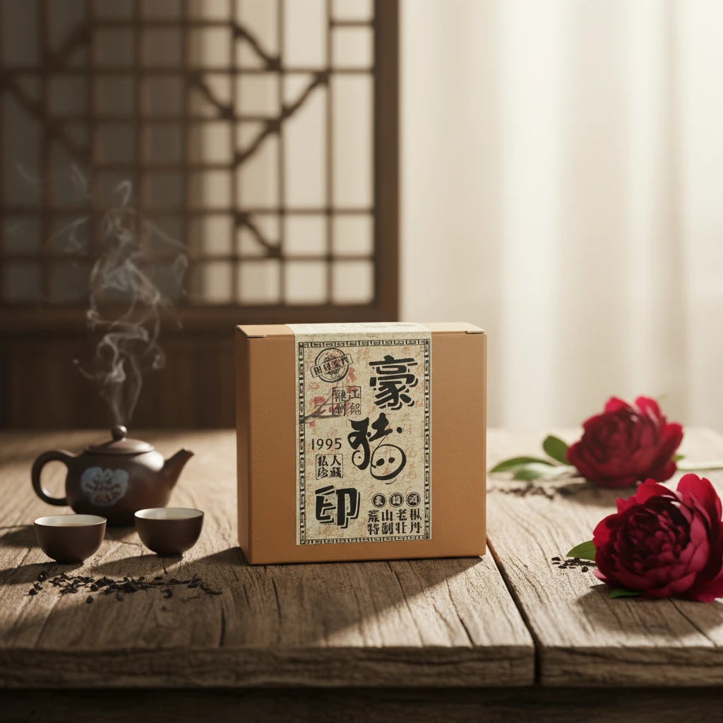 【江缘】福鼎白茶，豪猪印·1995·白牡丹·豪猪洞·荒山老枞·限量·