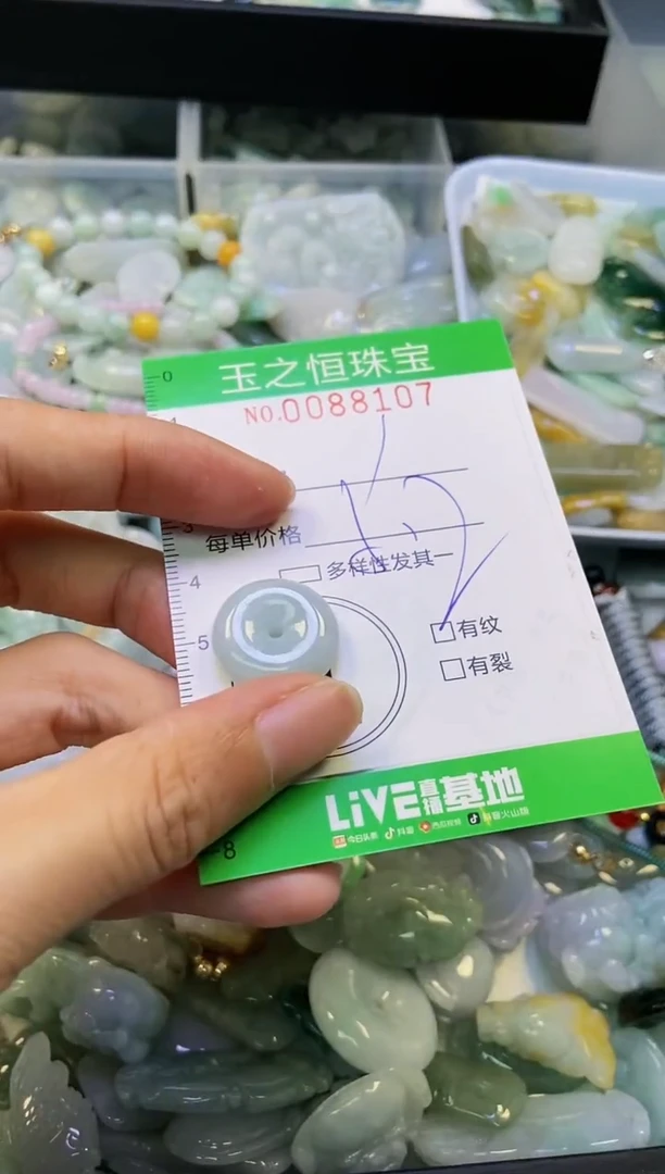 翡翠未镶嵌颈饰闪购0088107