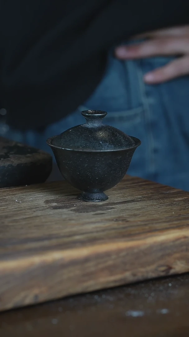 【闪购商品】浪鬼柴烧鬼小柴系列盖碗