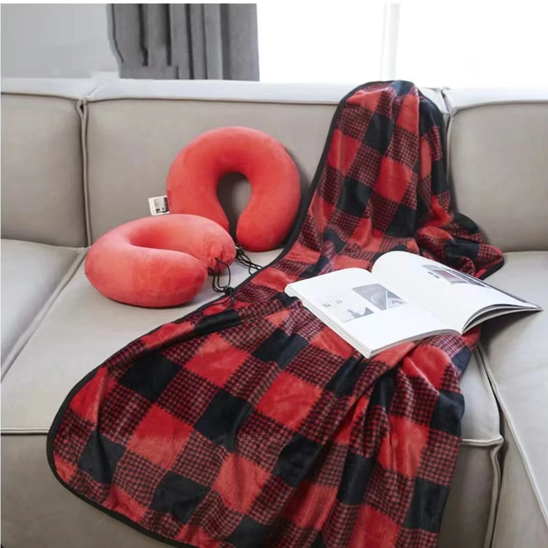 (粉丝专属）家用睡眠组合毯子+颈枕