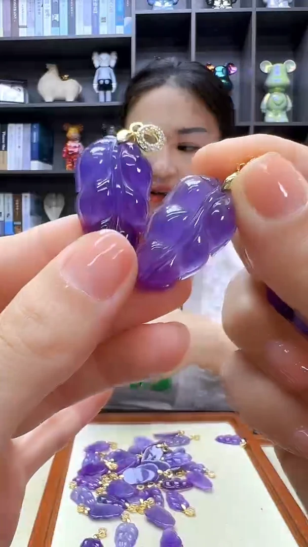 翡翠14K金镶嵌颈饰丹丹diy劲饰