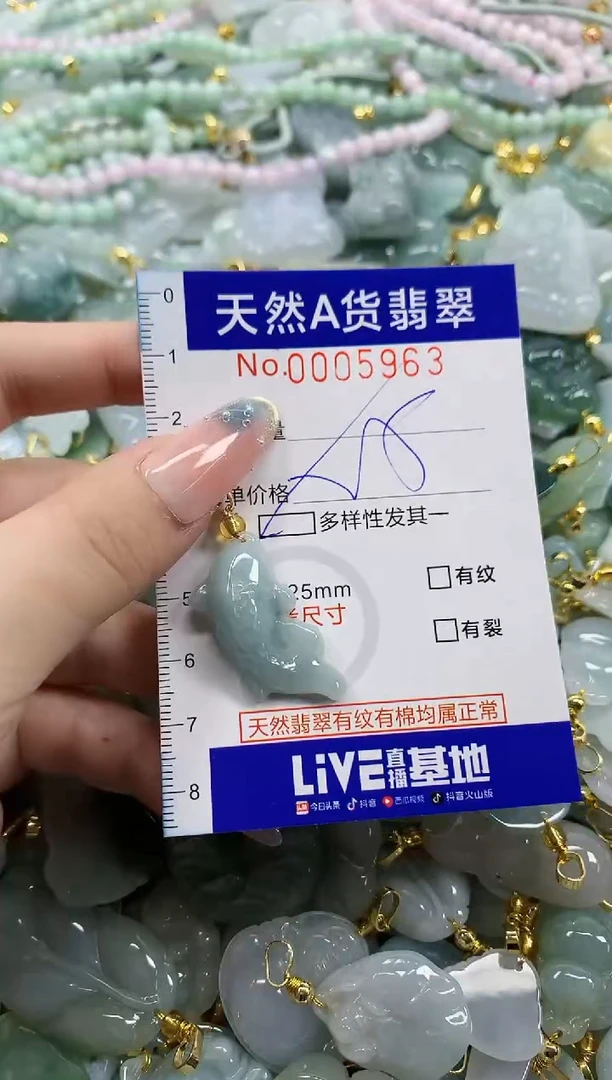 颈饰未镶嵌翡翠天然A货翡翠