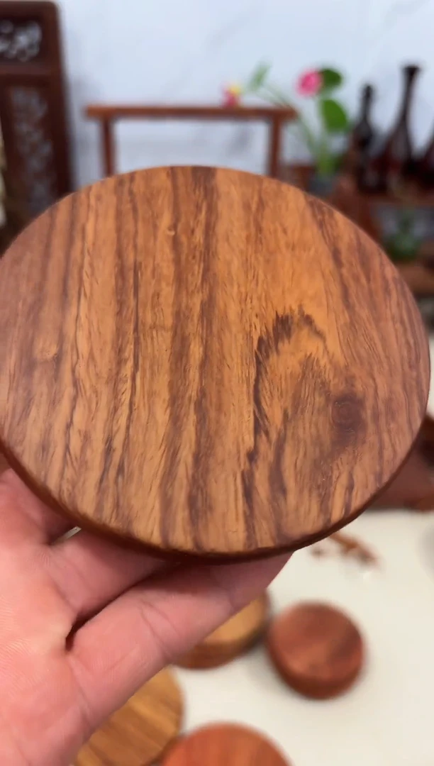 木底座壶乘杯垫 大果紫檀