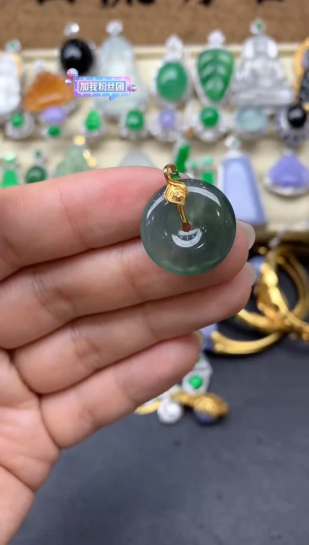 【闪购商品】翡翠颈饰18K金镶嵌216-中国好珍宝