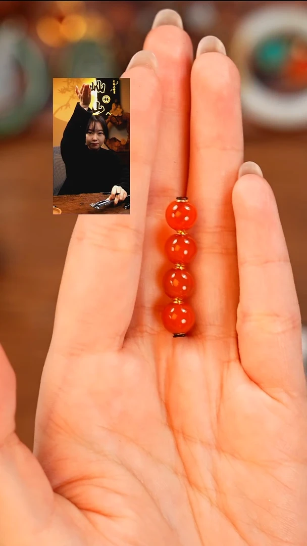 18K金镶嵌1南红玛瑙酒****?屾山出品