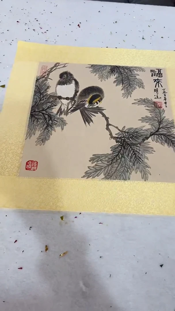 国画洪明道国画作品4