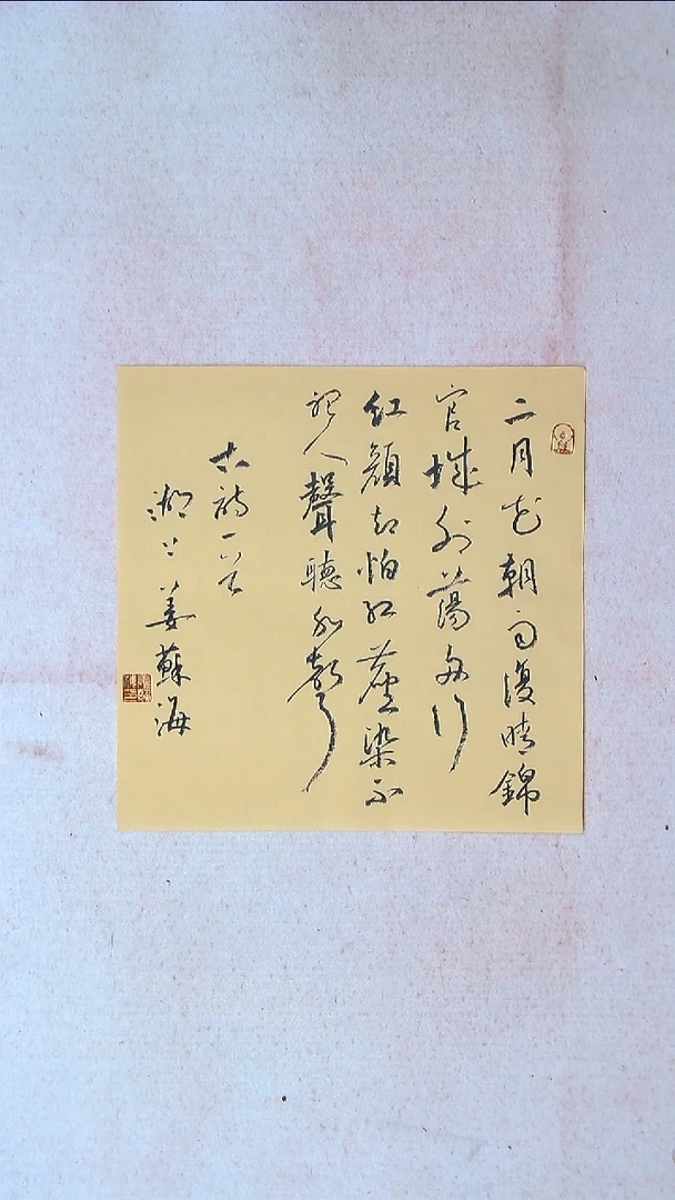 【闪购商品】书法姜苏海 江苏涟水 34*34一平尺