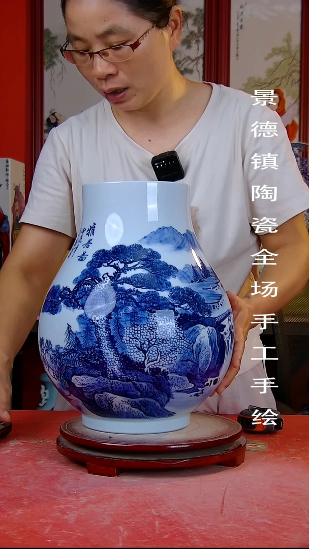 摆件景德镇陶瓷 全场手工手绘
