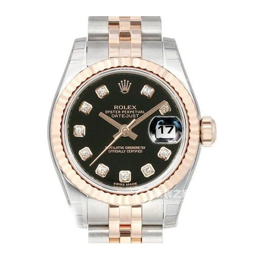99新 Rolex/劳力士 179171黑盘钻刻/26表径/女士单表拆单链接勿拍