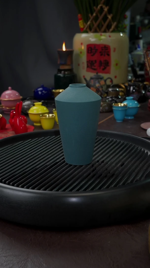 【闪购商品】杯【宜景窑绿松石系列】花瓶