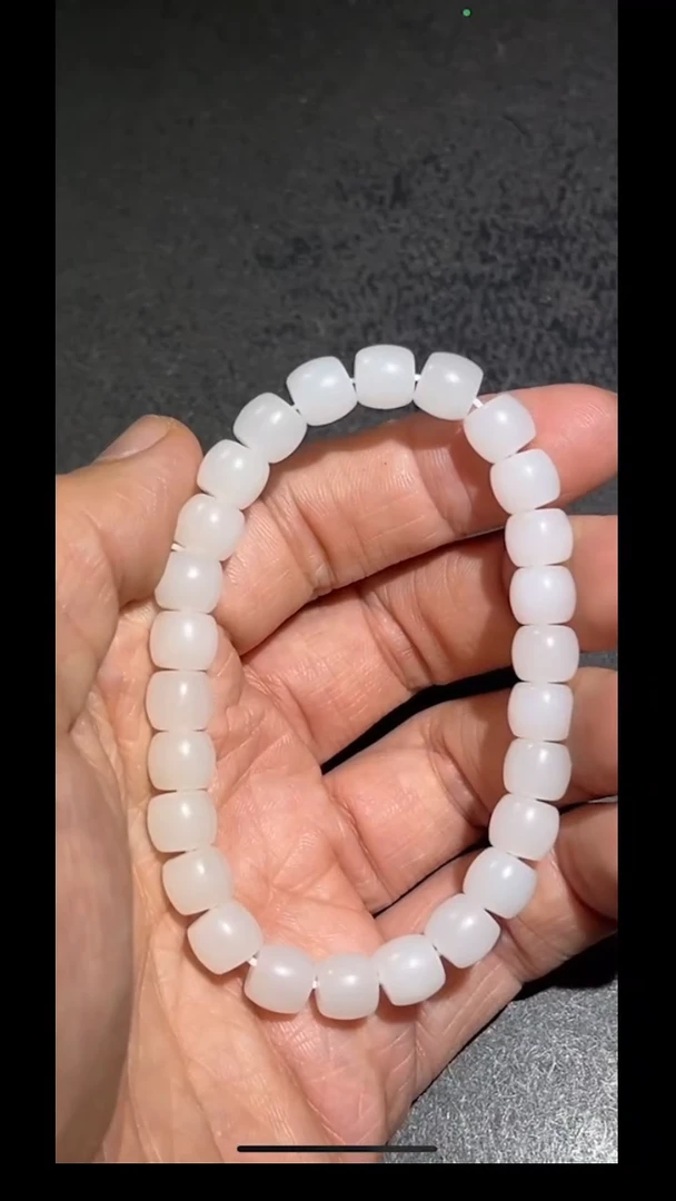 手串未镶嵌和田玉pz623-90手串约8mm