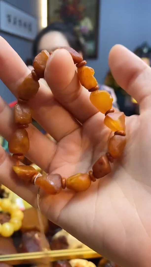 未镶嵌琥珀手串手串