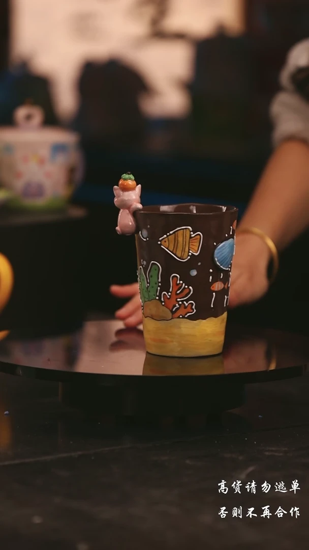 陶瓷景德镇可爱设计师款陶瓷