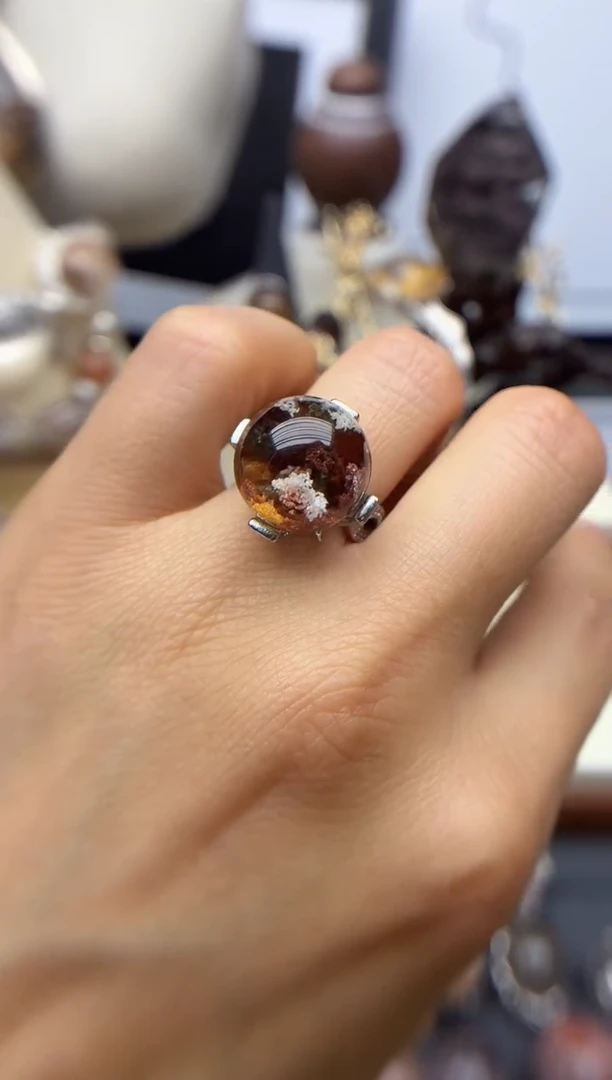 银S925镶嵌珠宝半成品水晶定制定制