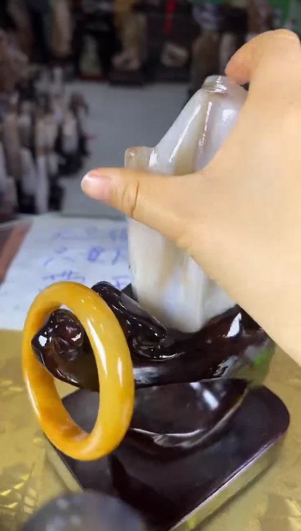 未镶嵌珠宝奇石硅化玉缅甸天然树化玉精品居家摆件