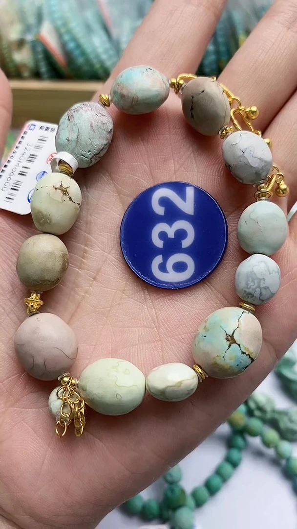 【闪购商品】绿松石手链银S925镶嵌632