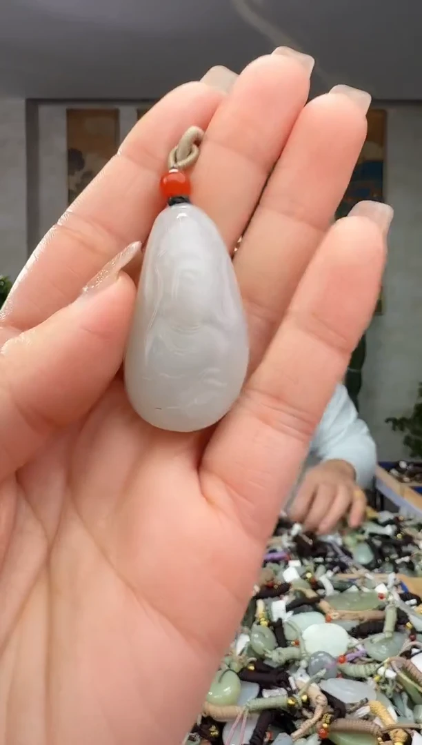 颈饰未镶嵌和田玉拍一发一多样性发货