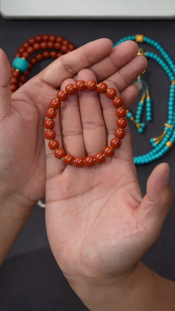 南红玛瑙手串未镶嵌南红手串