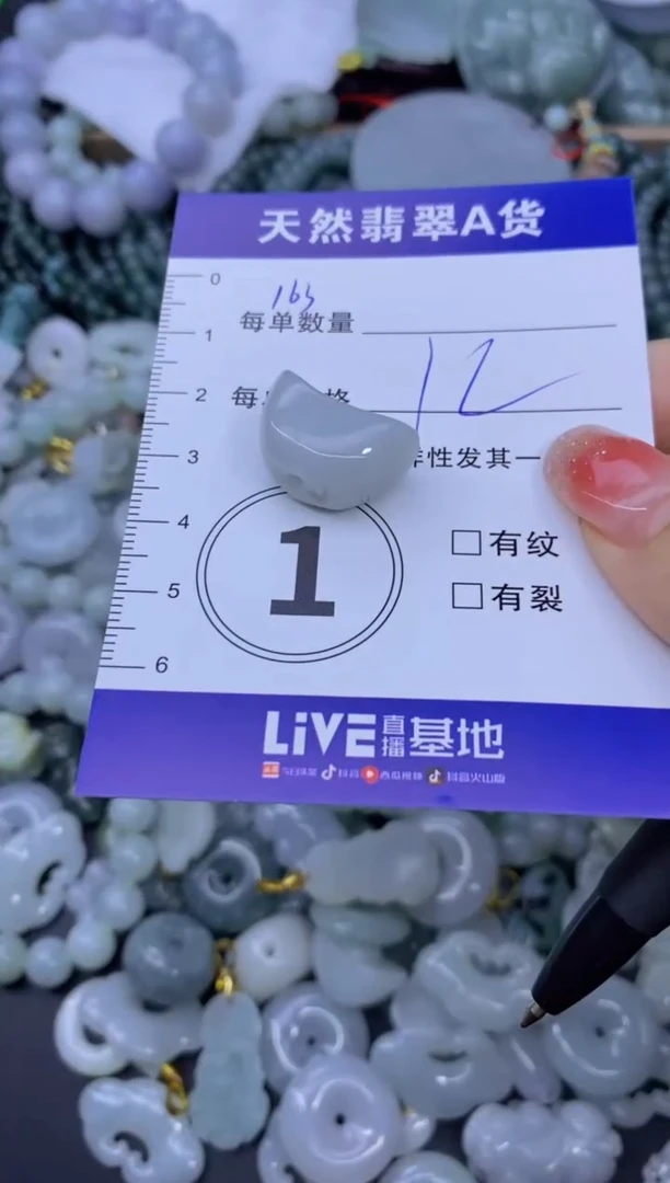 颈饰未镶嵌翡翠天然翡翠A货批量多样性发一件