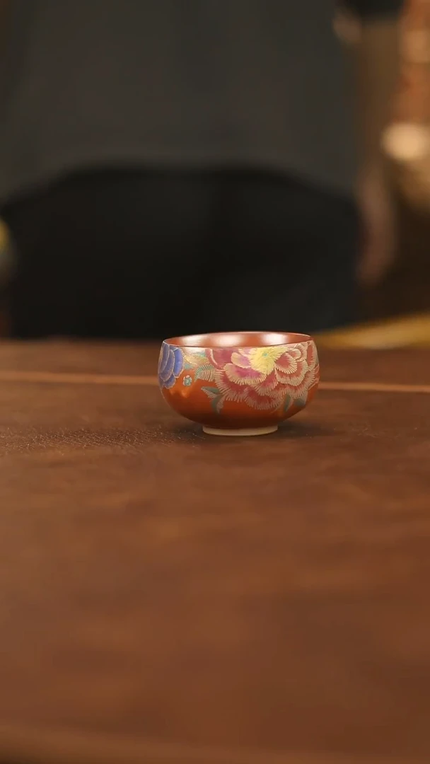 志野缂丝大罗汉杯