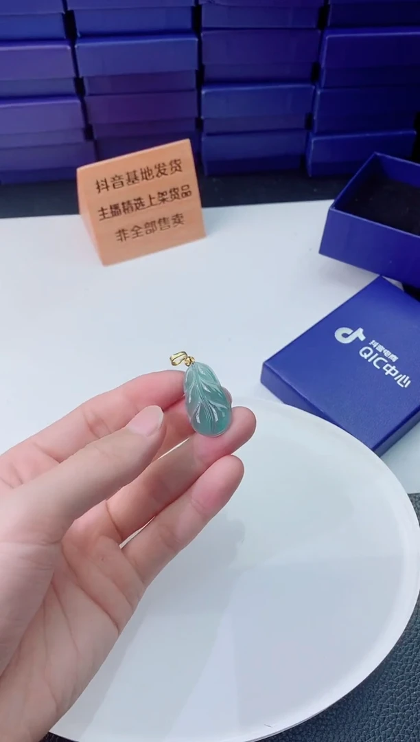 翡翠未镶嵌颈饰