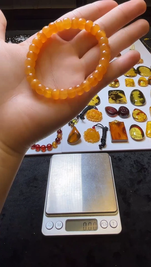 手串蜜蜡未镶嵌蜜蜡手串