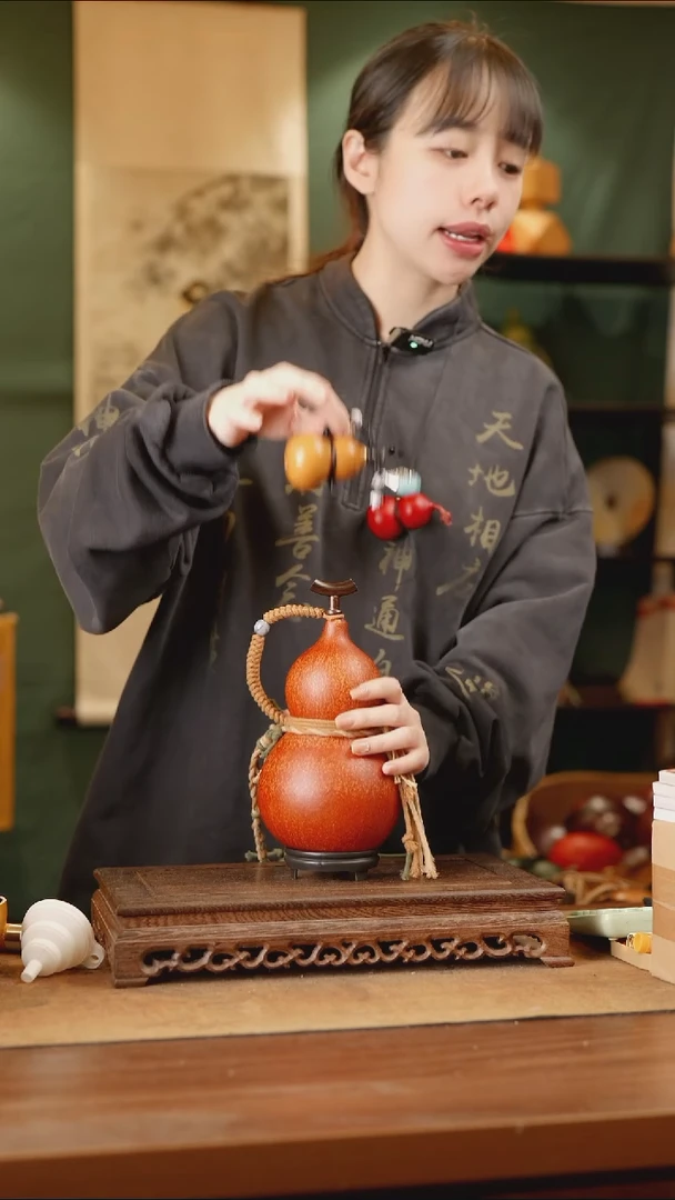 20号精品天然大漆酒葫芦一物一拍~