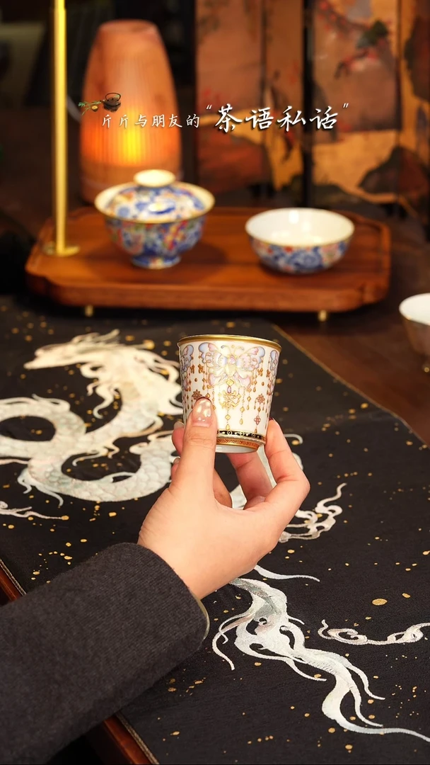 【闪购商品】灵玺贡坊   珐琅彩    单杯