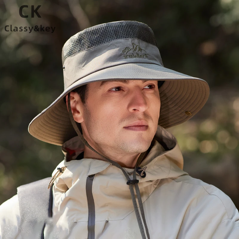 Classy key新加坡设计师联名款夏季新款防晒帽防紫外线透气登山帽