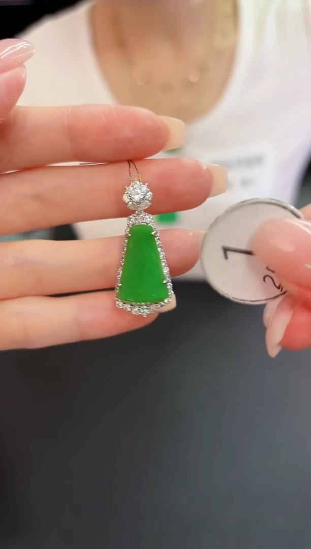 翡翠未镶嵌颈饰 缅料A货/支持复检/一件