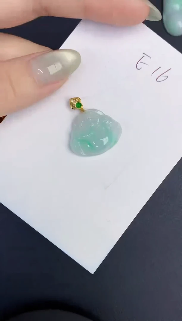 翡翠未镶嵌颈饰缅甸天然翡翠A货