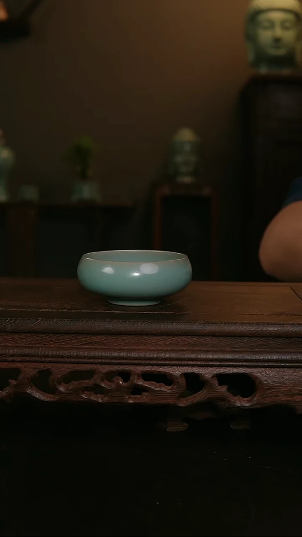 摆件仿古手工普洱杯