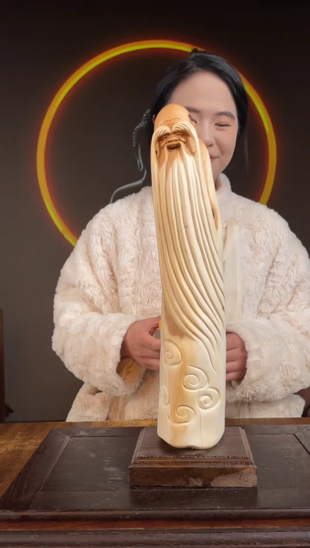 柏木（崖柏）手工摆件,先抢先得! 编号:58