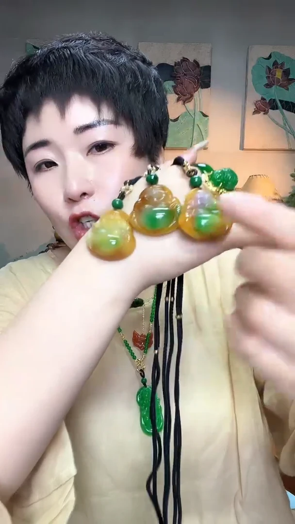吊坠(赠链)合金翡翠多样性发货731