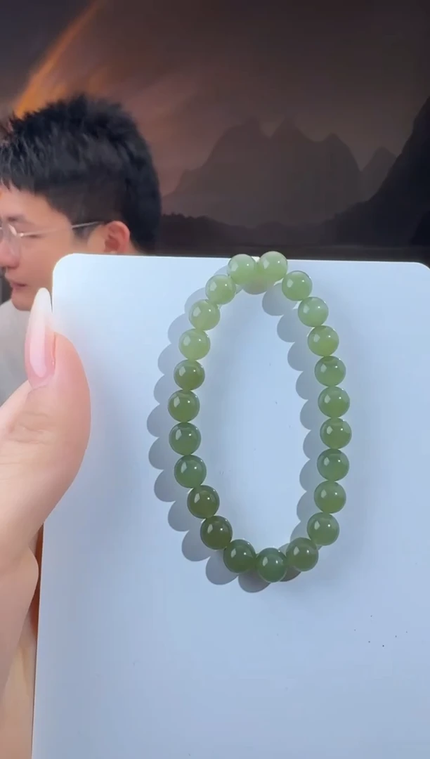 未镶嵌手串和田玉手串卡8