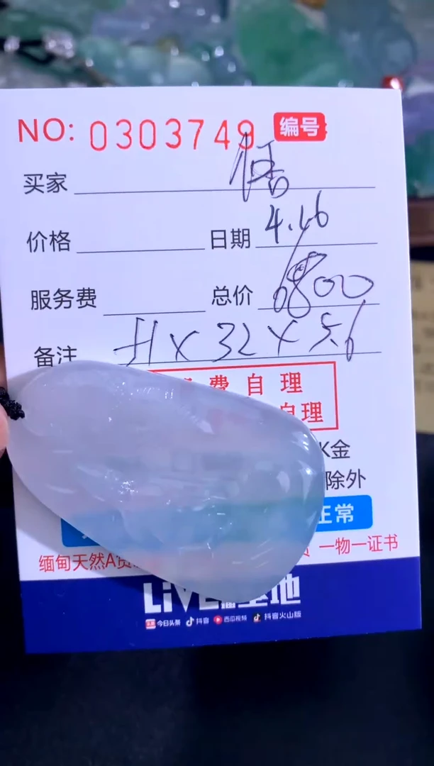 翡翠未镶嵌颈饰悟