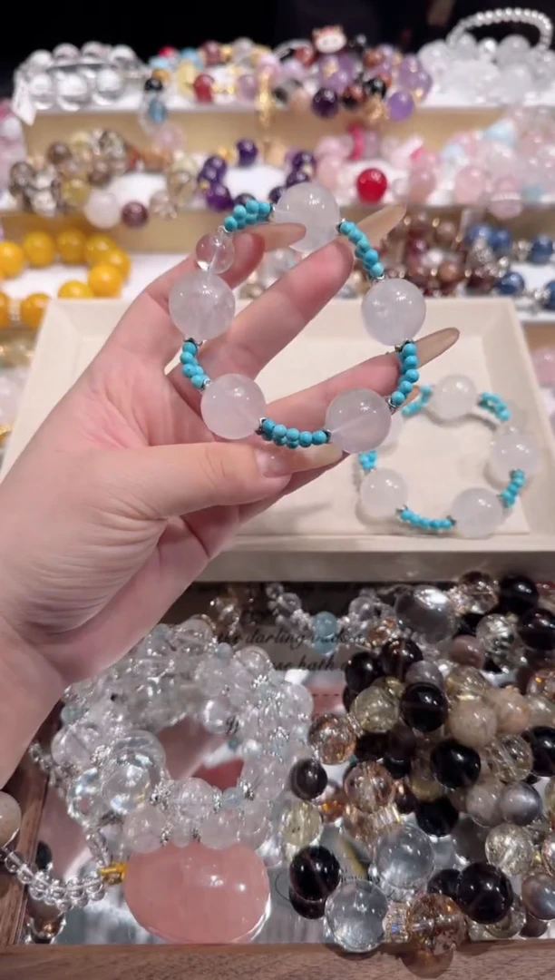 未镶嵌手串水晶多样性发一