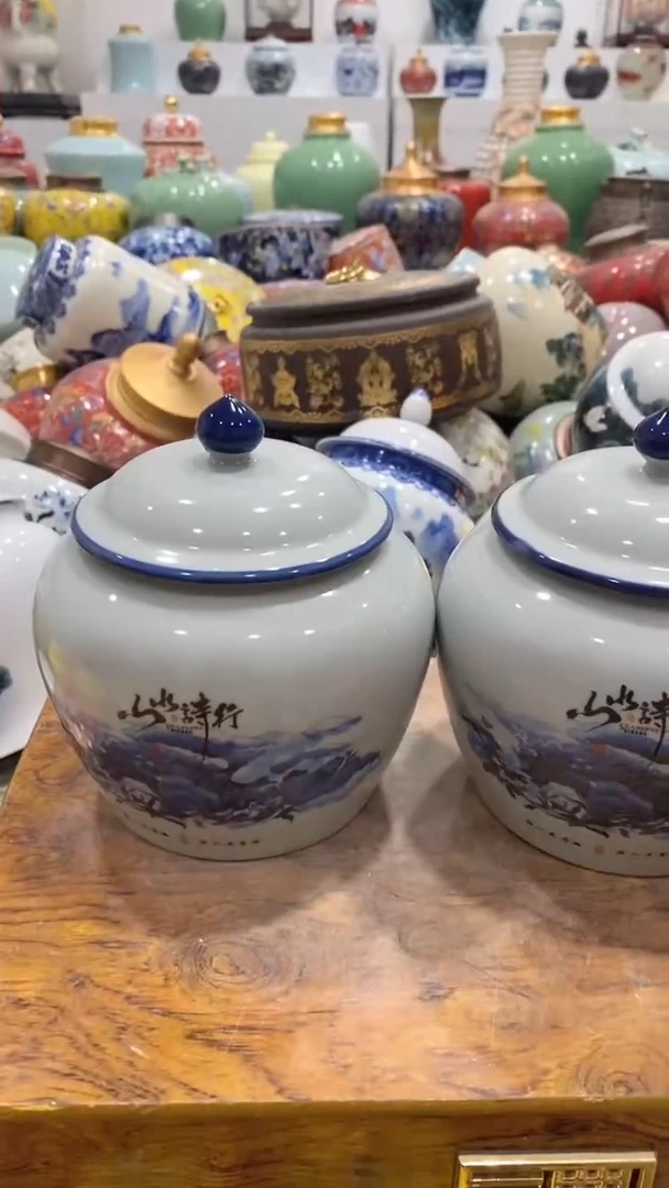 摆件茶叶罐密封罐储存罐