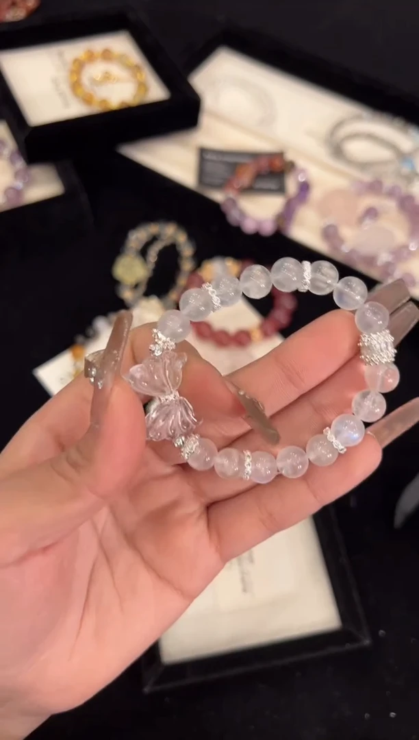 【闪购商品】水晶手链合金蓝月光手链x996
