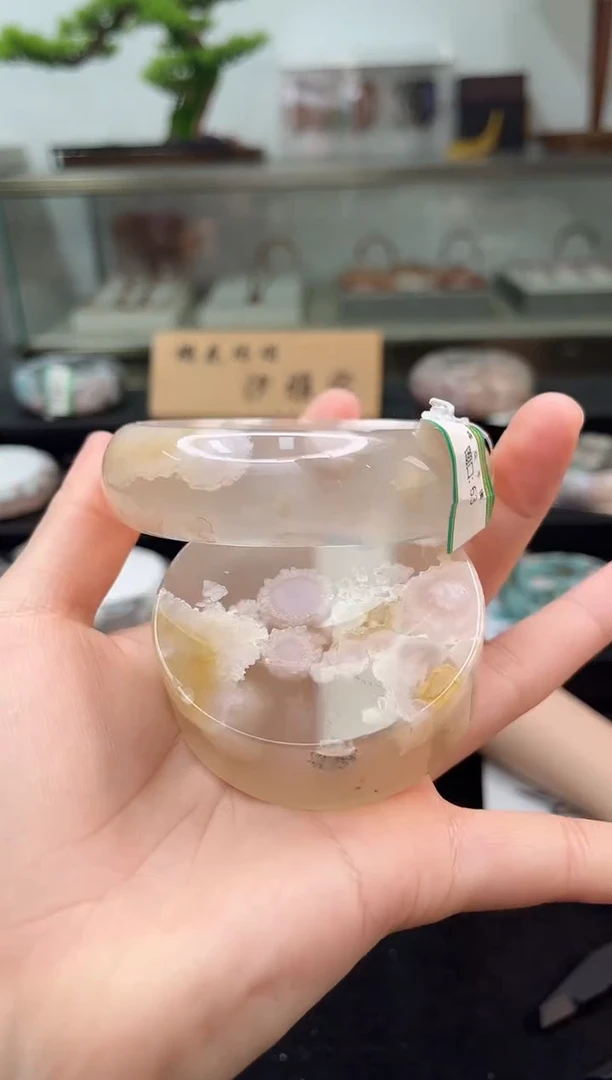 未镶嵌手镯石英质玉63圈口（赠品镯心）36009440
