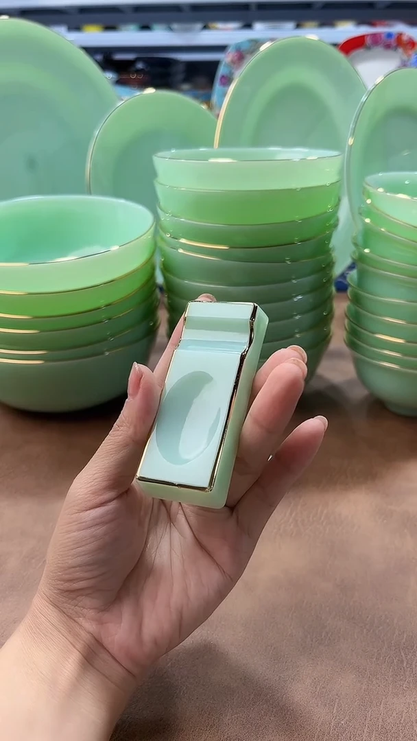 玉瓷筷子架10只餐具