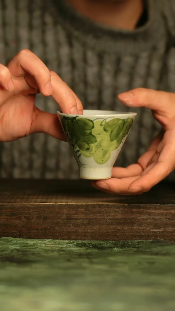 瓷器青诗集手工手绘瓷器