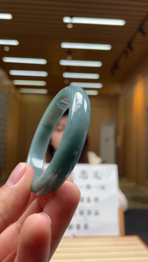 【闪购商品】定制翡翠未镶嵌********536 圈口55