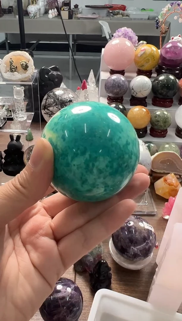 未镶嵌天河石珠宝奇石M005 约6.3cm