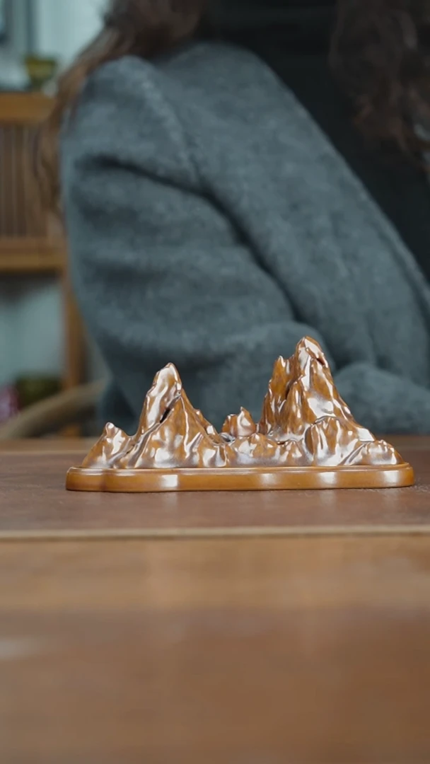 【闪购商品】杯景德镇紫金釉山子炉