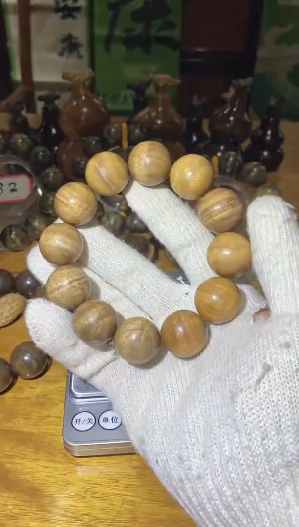 楠木（金丝楠）手串/手链【楠帝】小叶桢楠枯木乌金水波2.0