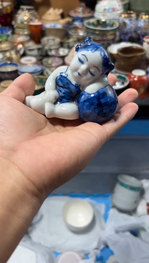 瓷片猫*姐夏目海外回流瓷器中古品。
