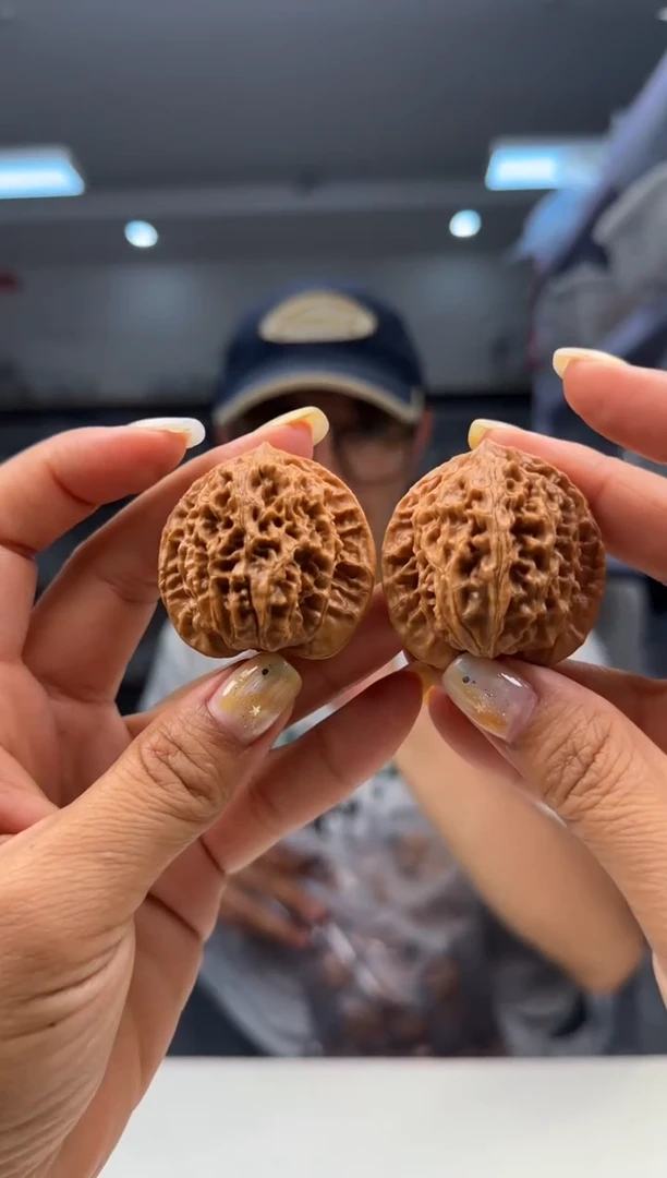 文玩核桃把件40全品蟠龙纹挑精的发（送包0