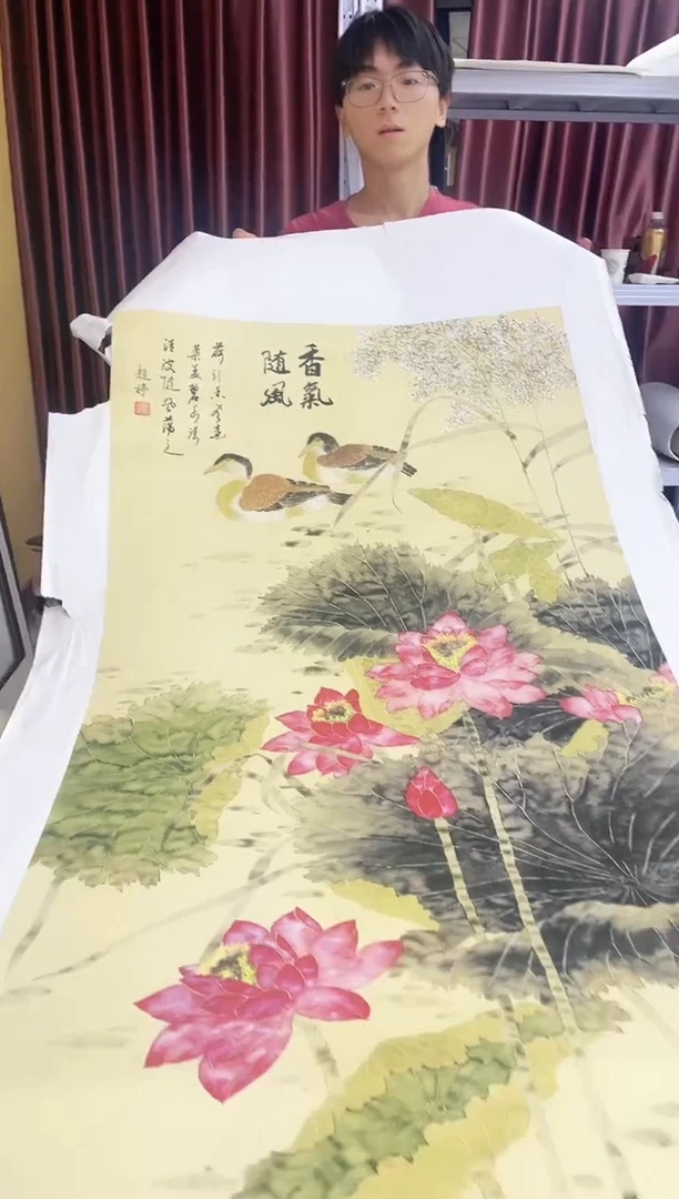 国画九霄甄选国画作品zhb071